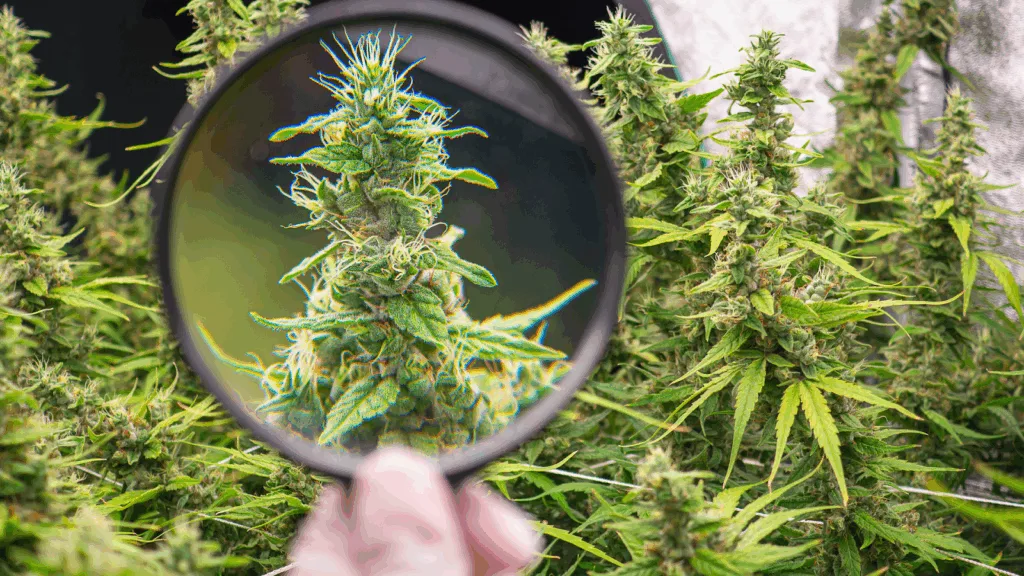 Autoflower cannabis harvest readiness based on trichome maturity